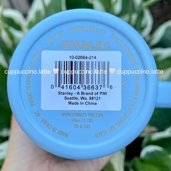 ☁️NWT💙Stanley 40 oz. Adventure Quencher Tumbler in ‘Cornflower’ Baby Blue - Picture 8 of 9